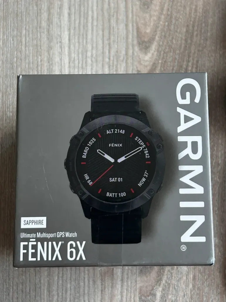 Used Garmin Fenix 6X Sapphire bike — image 5 of 8