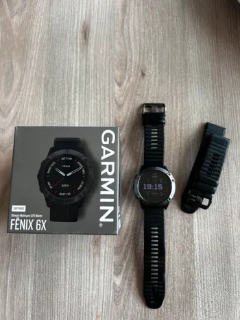Used Garmin Fenix 6X Sapphire bike