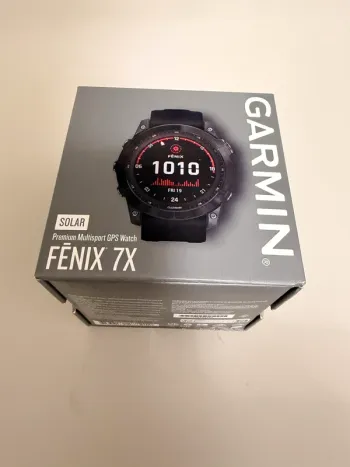 Used Garmin Fenix 7X solar bike