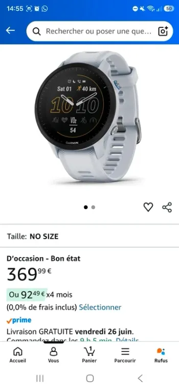 Used Garmin Forerunner 955 2025 bike — image 15 of 15