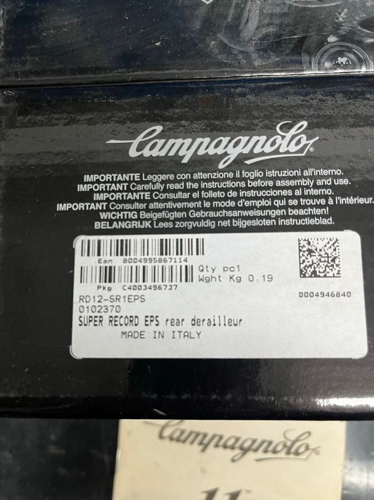 Käytetty Campagnolo EPS V3 11-speed Rear Derailleur 2022 bike — kuva 4 / 8