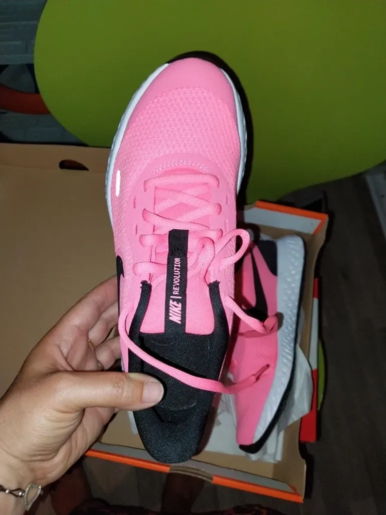 Nike Baskets roses bike d'occasion — image 2 sur 7