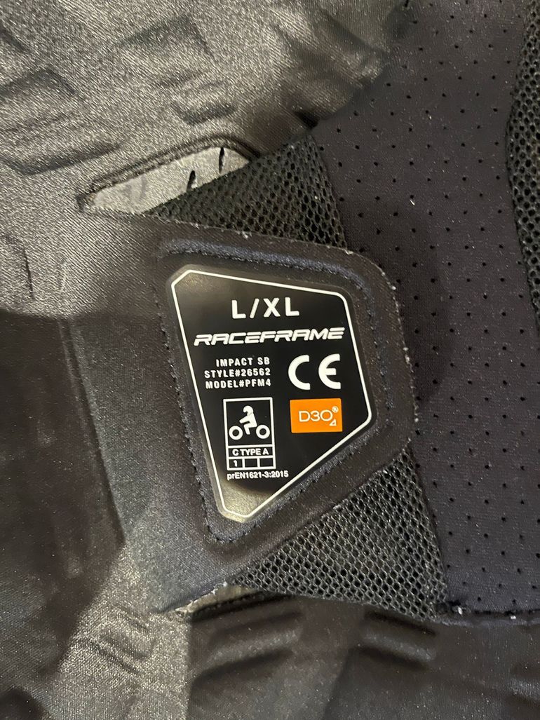 Použité Fox Racing Raceframe Impact Chest Protector bike — obrázek 5 z 8