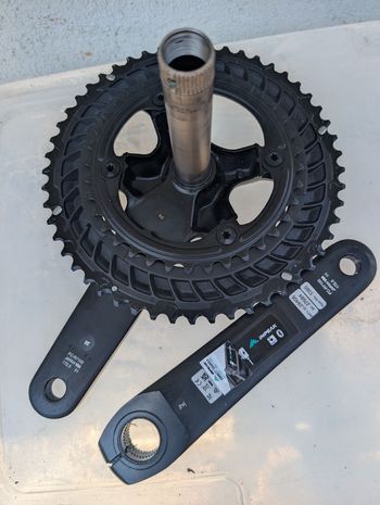Used Shimano 105 Inpeak Power Meter Crankset 12-speed bike — image 3 of 4