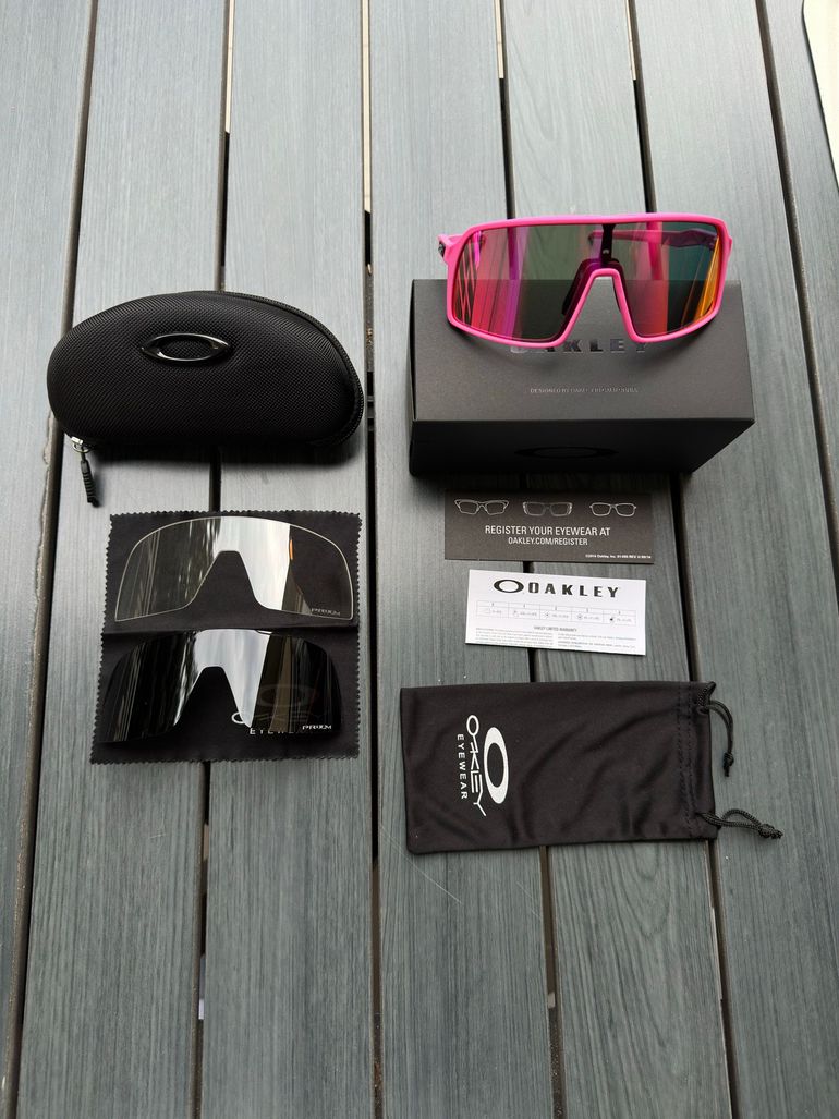 Použité Oakley Sutro Matte Pink Cycling Sunglasses 2026 bike — obrázek 2 z 7