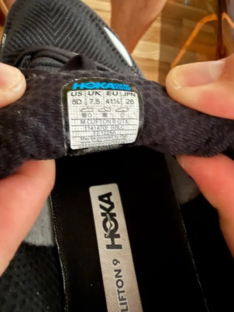 Used Hoka Clifton 9 bike — image 4 of 5