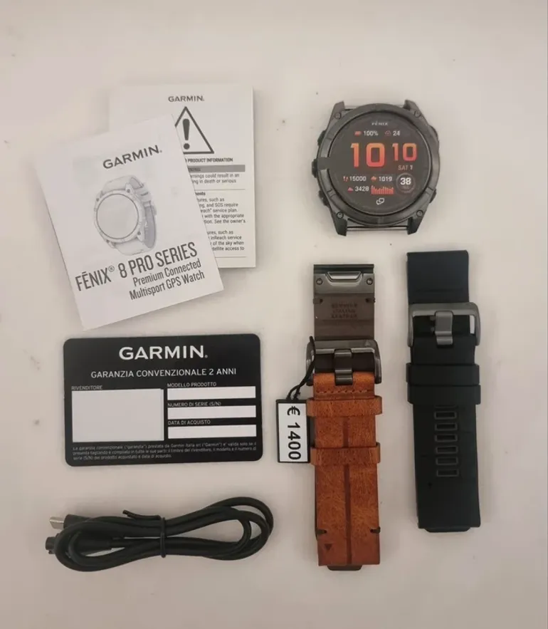 Gebrauchtes Garmin Fenix 8 Pro LTE Sapphire bike — Bild 4 von 4