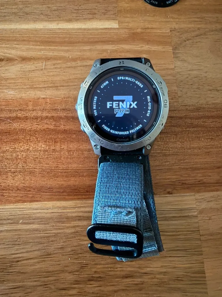 Gebrauchtes Garmin Fenix 7 Pro Sapphire Solar bike — Bild 5 von 6