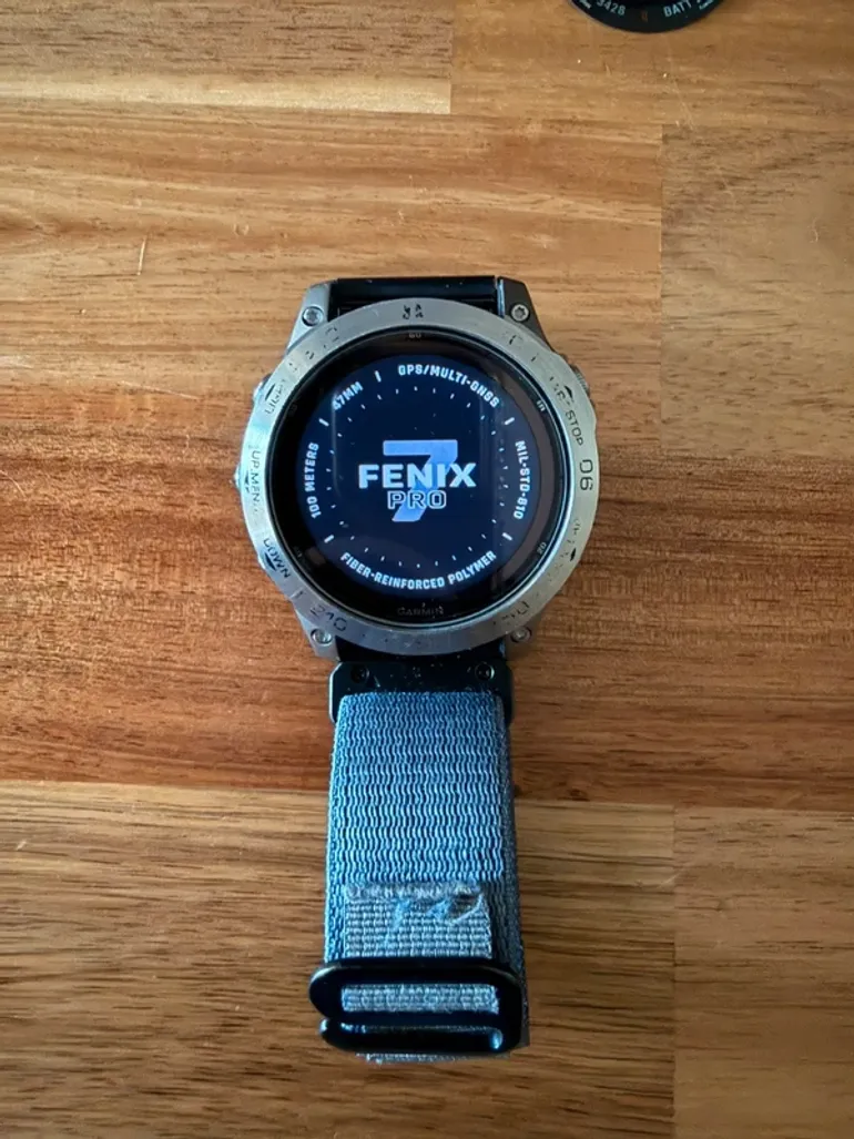 Gebrauchtes Garmin Fenix 7 Pro Sapphire Solar bike — Bild 4 von 6
