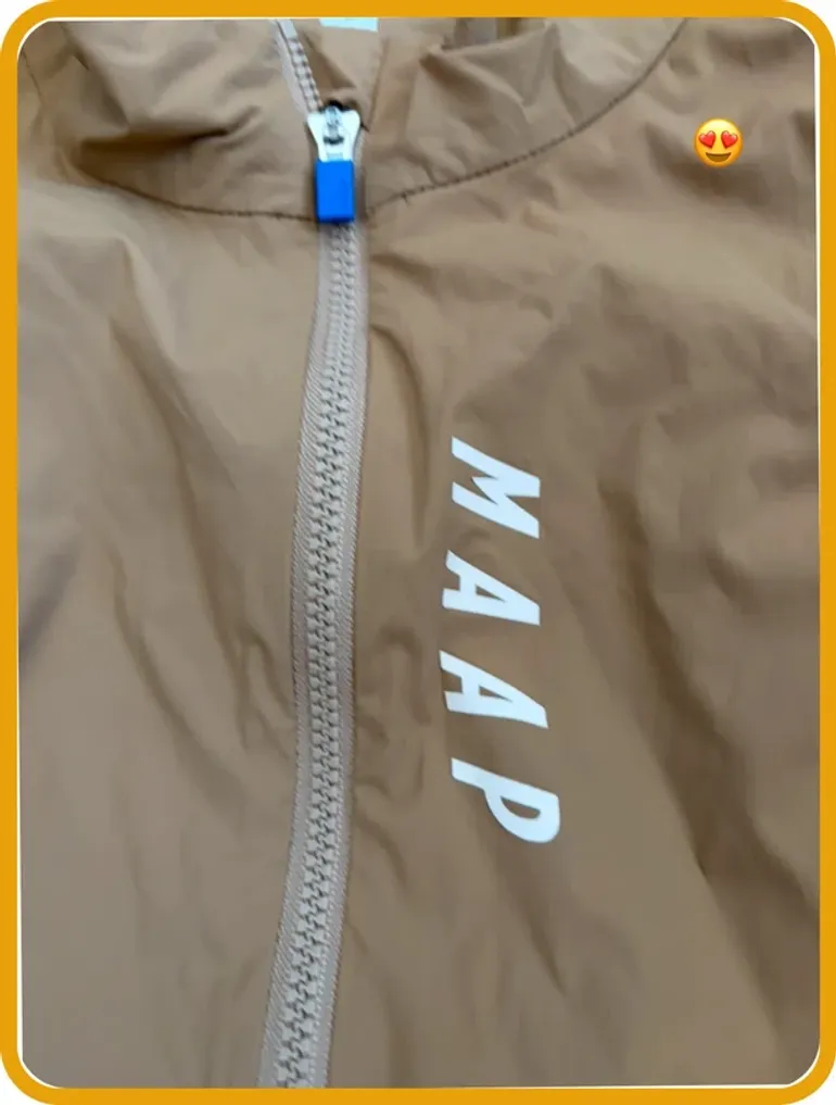 Used MAAP cycling vest khaki XS bike — image 8 of 11