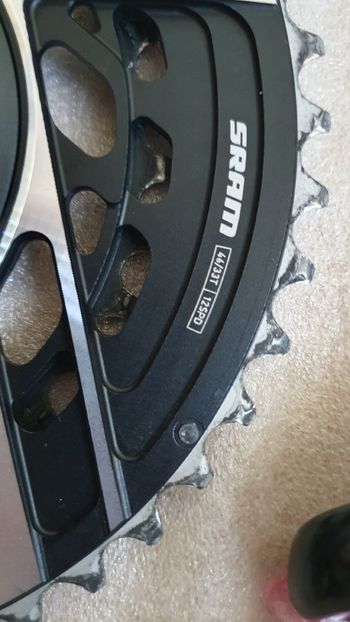Gebrauchtes Sram RED E1 Chainring 46-33 172.5mm 2025 bike — Bild 4 von 5