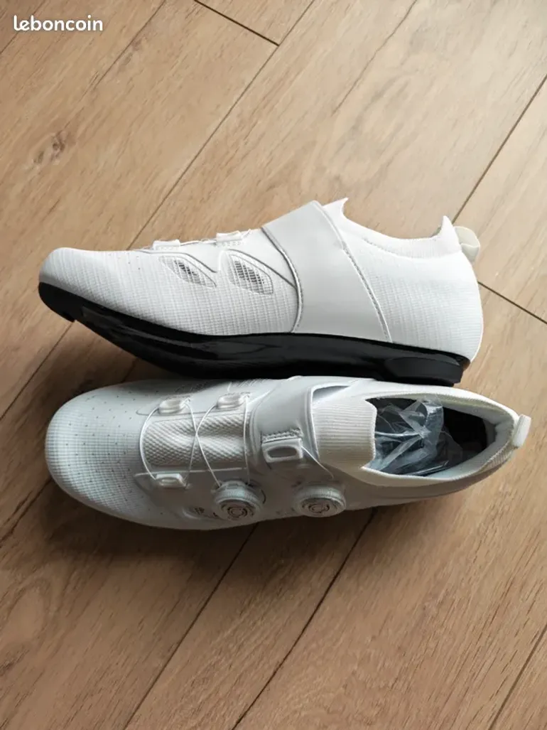 White Chaussures cyclisme Gravel road full 42 2026 bike d'occasion — image 5 sur 7