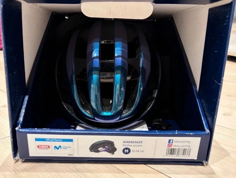 Używany ABUS Airbreaker Iridescent Helmet bike — zdjęcie 13 z 13