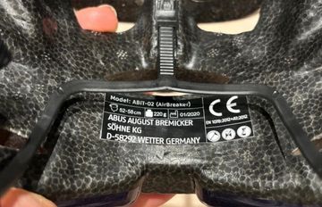 Brugt ABUS Airbreaker Iridescent Helmet bike — billede 10 af 13