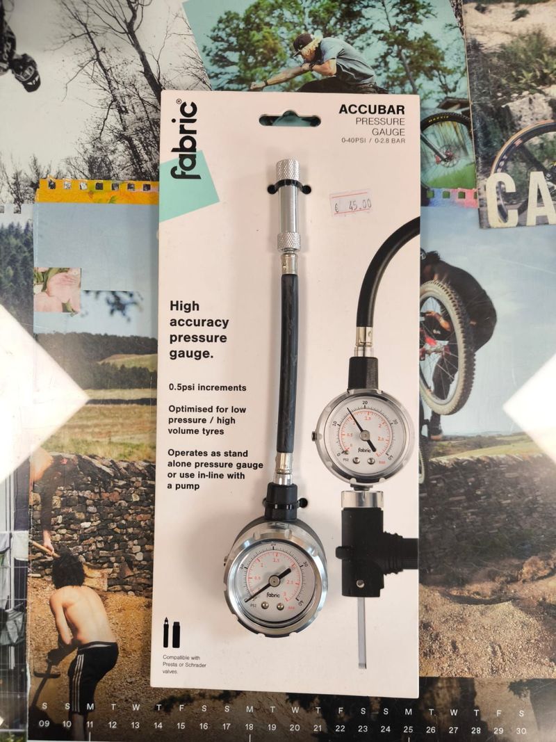Fabric Accubar Pressure Gauge Cycling Accessories usato