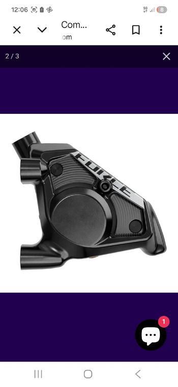 Używany Sram Dx Levers + Force AXS Flat Mount 12v Brake Caliper 2026 bike — zdjęcie 2 z 6
