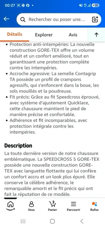 Gebrauchtes Salomon Speedcross GTX bike — Bild 12 von 12