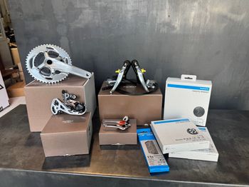 Used Shimano GRX Limited Edition Silver Groupset 2019 bike