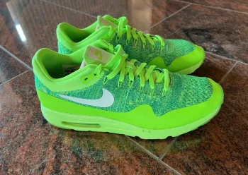 Used Nike Air Max 1 Ultra Flyknit Voltage Green bike