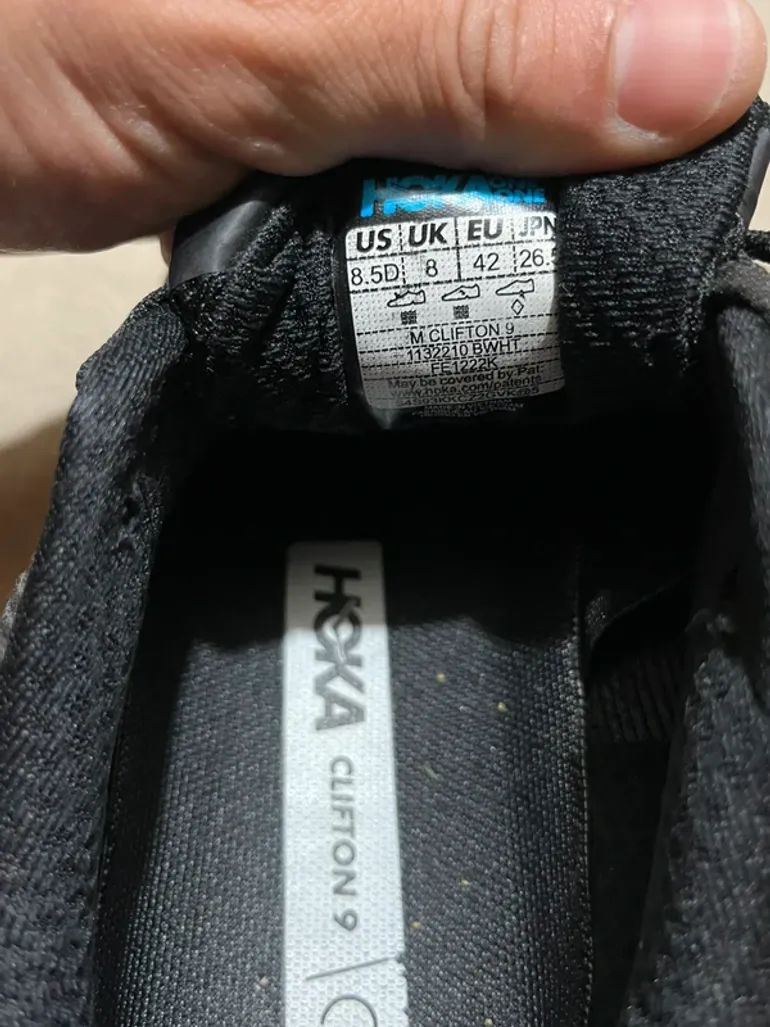 Used Hoka Clifton 9 bike — image 6 of 7