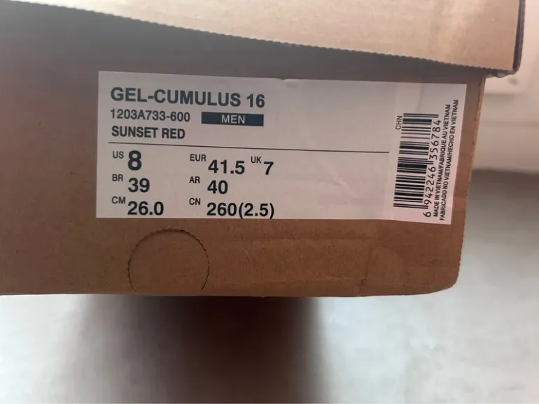Gebrauchtes Asics Gel Cumulus 16 bike — Bild 4 von 4