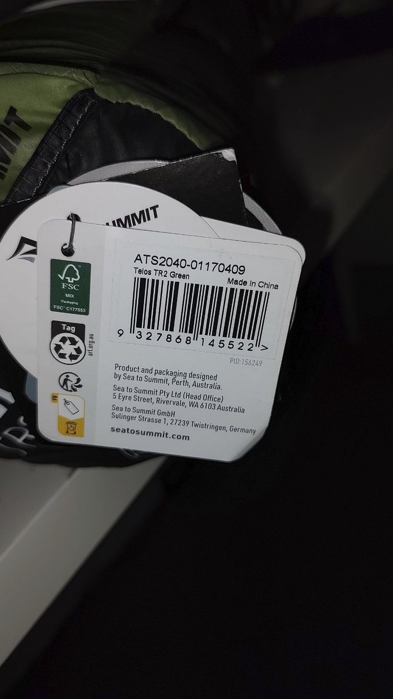 Sea to Summit Telos TR2 2025 bike usato — immagine 3 di 7