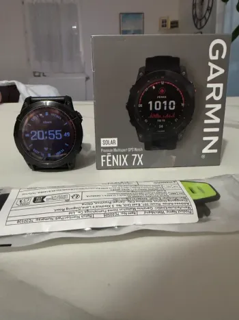 Used Garmin Fenix 7X Solar bike