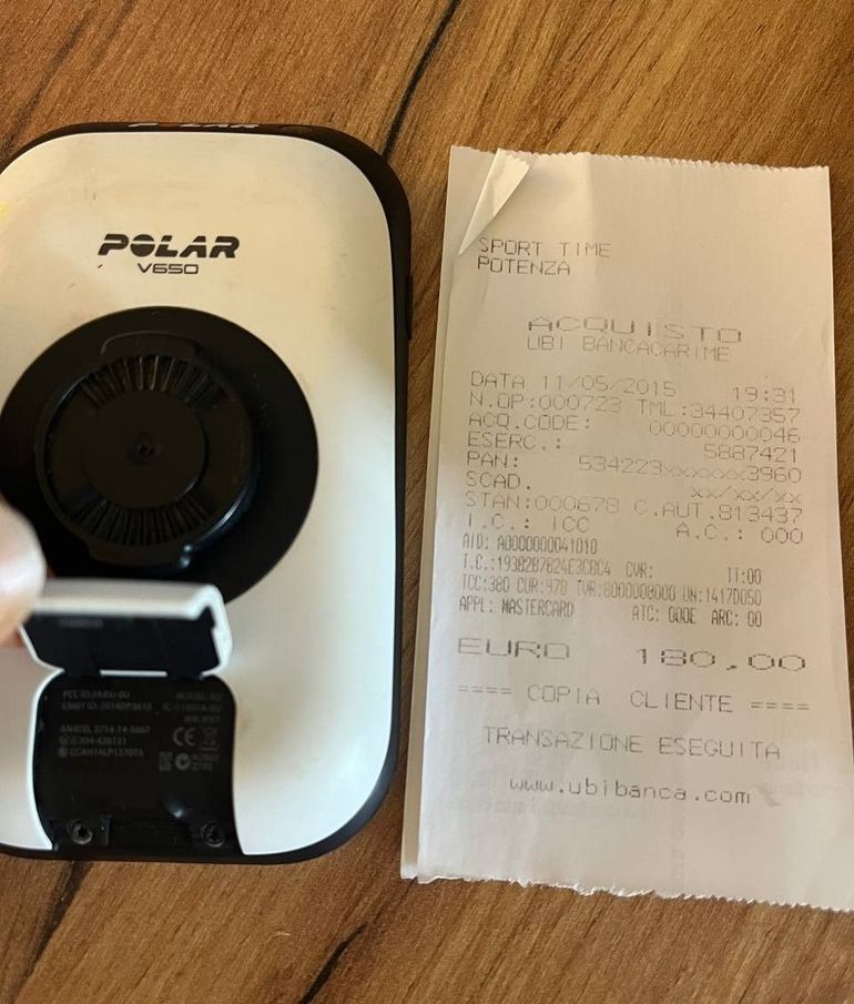 Used Polar Ciclocomputer GPS V650 2015 bike — image 2 of 8