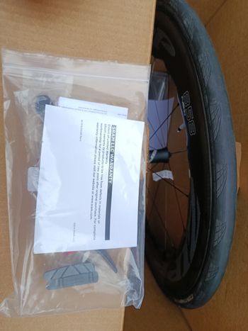 Gebrauchtes Zipp New 858 NSW Carbon Clincher Front wheel onlyy bike — Bild 6 von 7