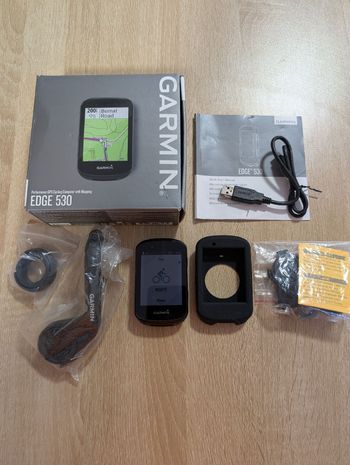 Gebrauchtes Garmin Edge 530 Complet avec coque en silicone 2023 bike