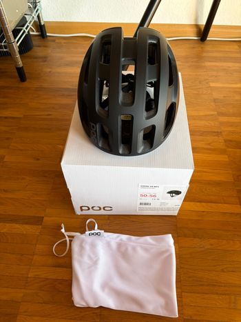 Używany POC Ventral Air MIPS Helmet Uranium Black Matt bike — zdjęcie 6 z 6