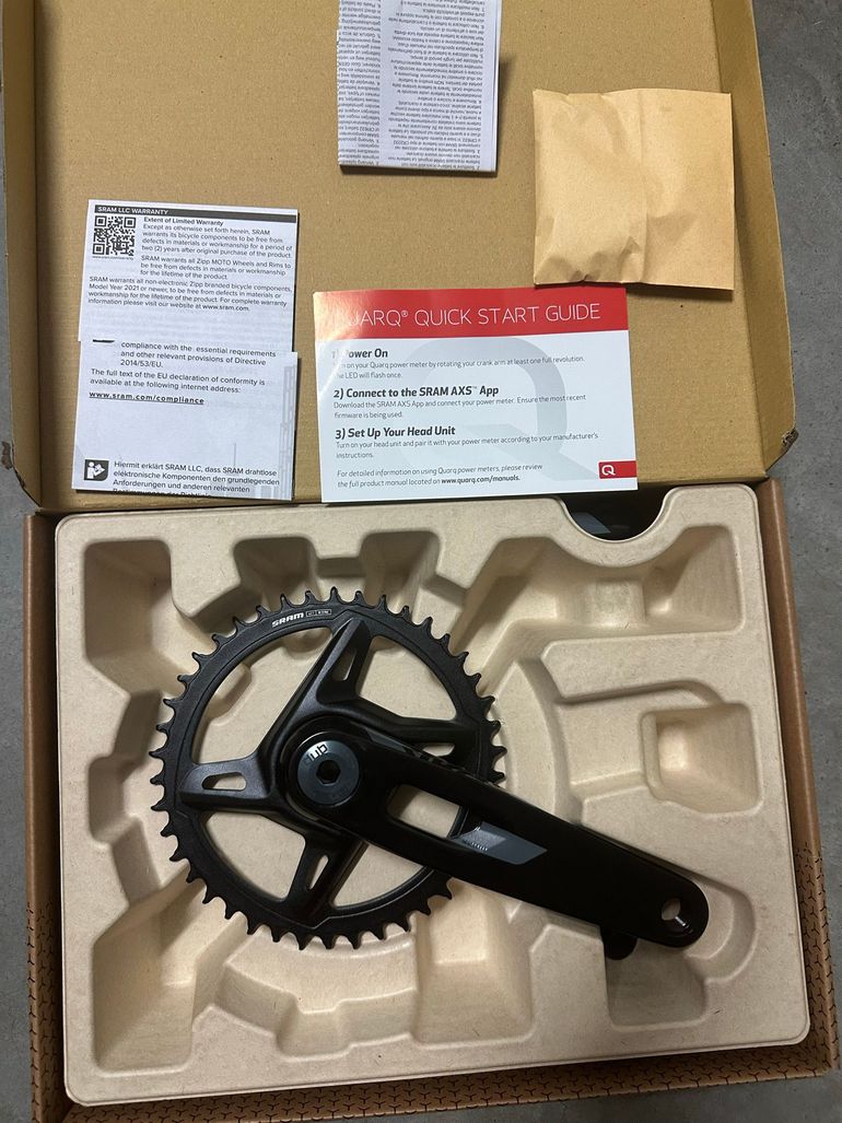 Used Sram Rival XPLR 42t Crankset w/ power meter 2026 bike — image 1 of 7