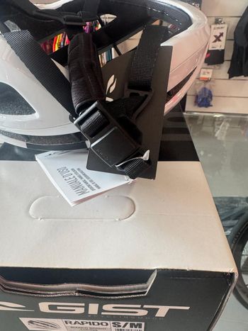 Used Gist Rapido Helmet Size S White bike