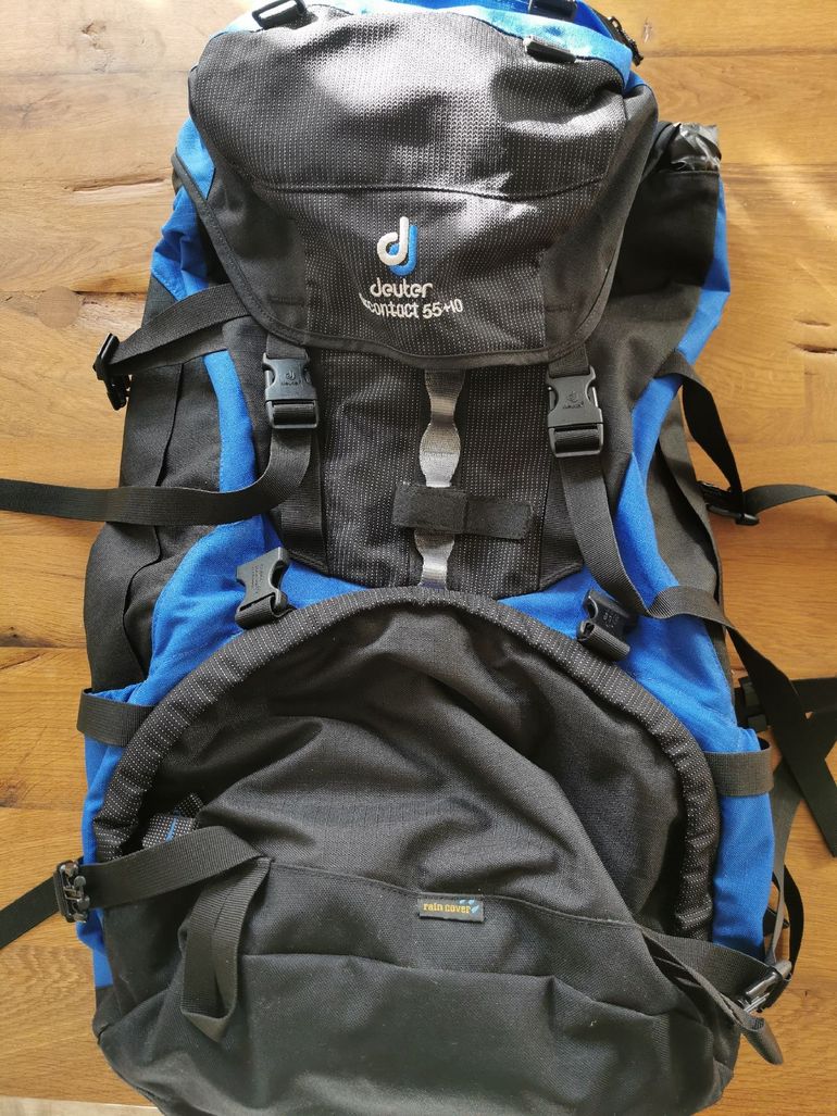 Używany Deuter Rucksack aircontact 55+10 bike — zdjęcie 1 z 6