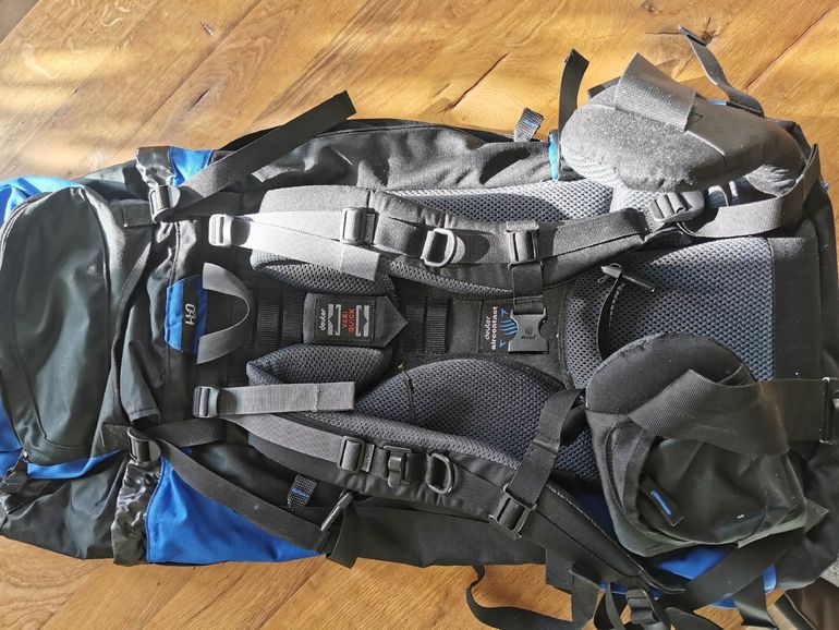 Używany Deuter Rucksack aircontact 55+10 bike — zdjęcie 5 z 6