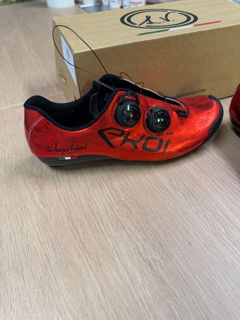 Gebrauchtes Ekoi carbonio pro chromo red 2023 bike — Bild 2 von 3