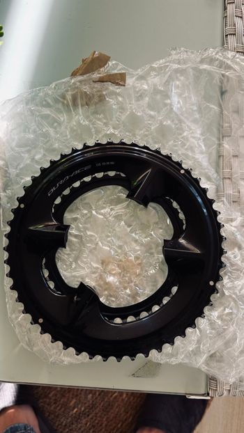 Gebrauchtes Shimano Dura Ace 52/36 Chainrings bike — Bild 2 von 2