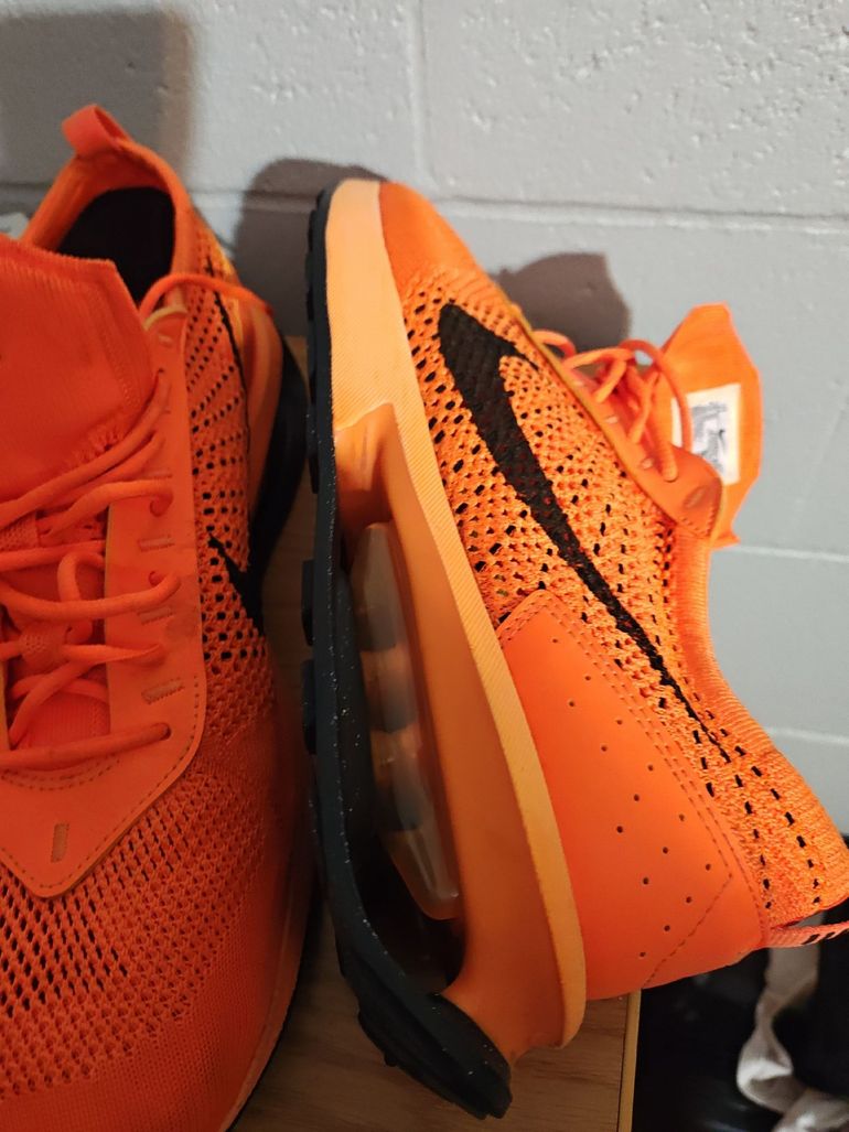 Nike Air Max Flyknit Racer Total Orange Black | buycycle