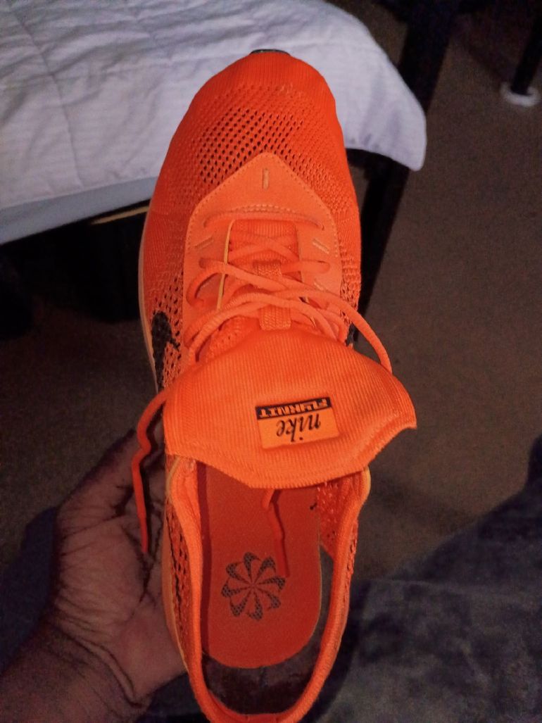 Nike Air Max Flyknit Racer Total Orange Black | buycycle