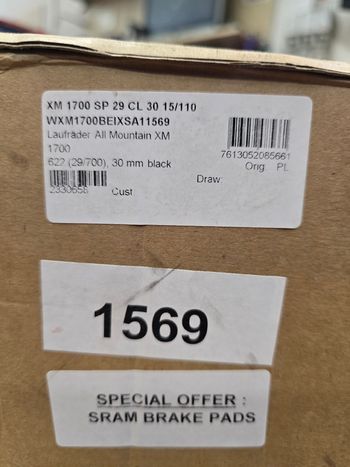 Used Dt Swiss XR1700 Wheels bike — image 6 of 6