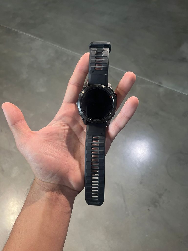 Used Garmin Fenix 8 Pro GPS Watch Sapphire 51mm bike — image 2 of 4
