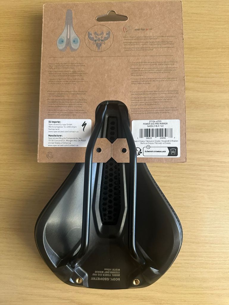 Używany Specialized Sella Power EVO Pro con Mirror - Nero 2026 bike — zdjęcie 4 z 5