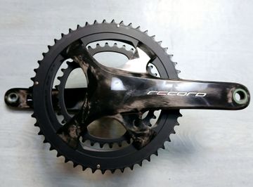 Campagnolo Record Compact Crankset Drivetrain & Pedals usato