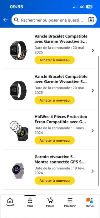 Brugt Garmin vivoactive 5 2024 bike — billede 3 af 3