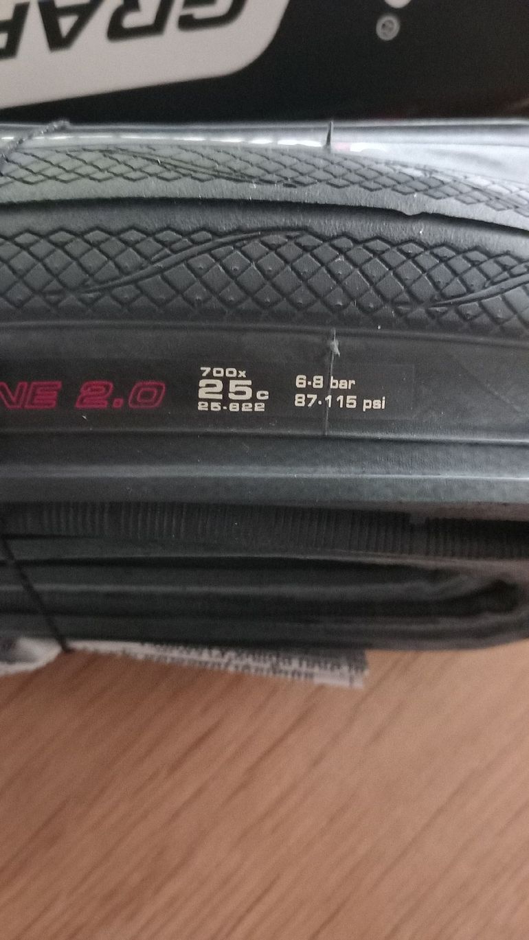 Used Vittoria Rubino Pro G2.0 25c tubeless ready 2026 bike — image 4 of 4