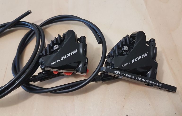 Shimano 105 ST-R7020 2x11S Flatmount bike d'occasion — image 8 sur 14