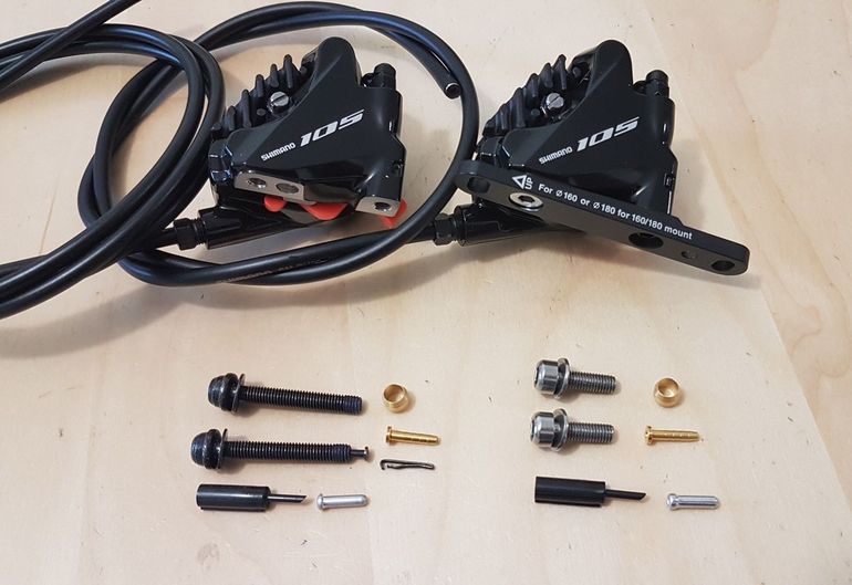 Shimano 105 ST-R7020 2x11S Flatmount bike d'occasion — image 7 sur 14