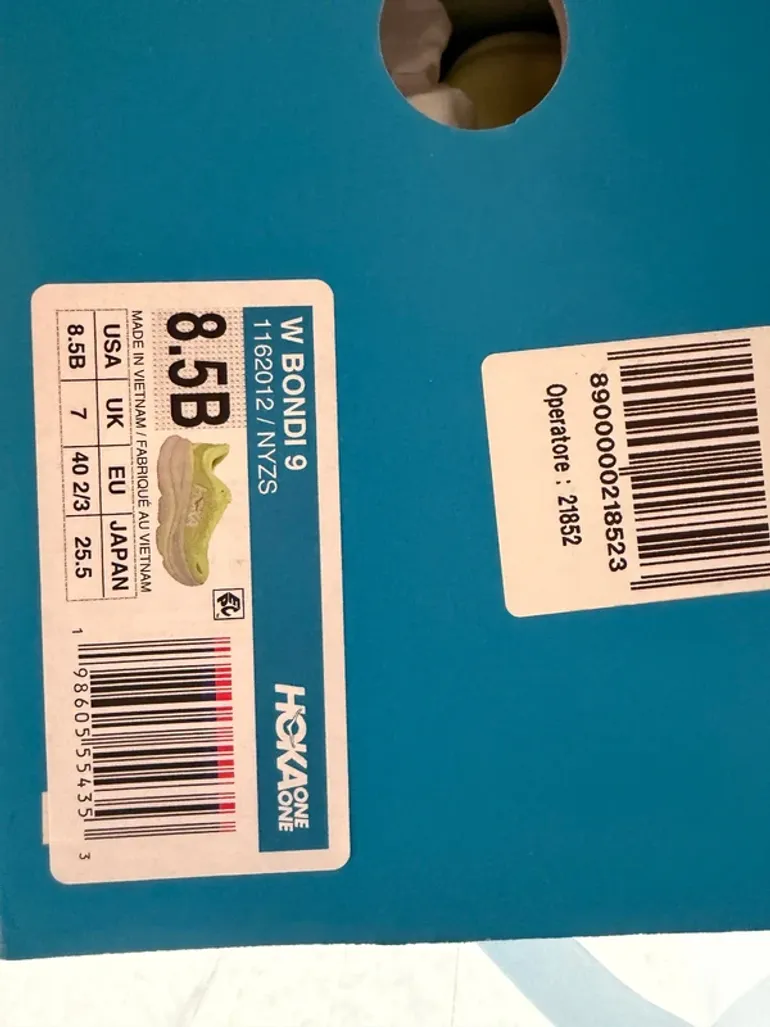 Hoka Bondi 9 bike usato — immagine 5 di 5
