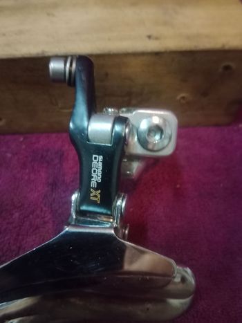 Used Deragliatore anteriore Shimano FD-M735 a fascetta 34, 2 mm mtb, mountain bike bike — image 2 of 8