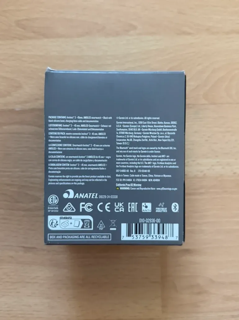 Brugt Garmin Instinct 3 AMOLED bike — billede 3 af 9